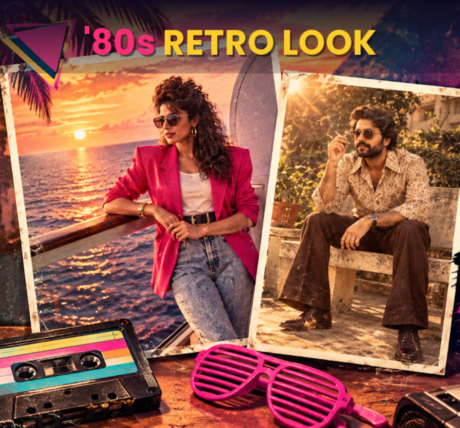 25 viral ChatGPT prompts for an ’80s retro look