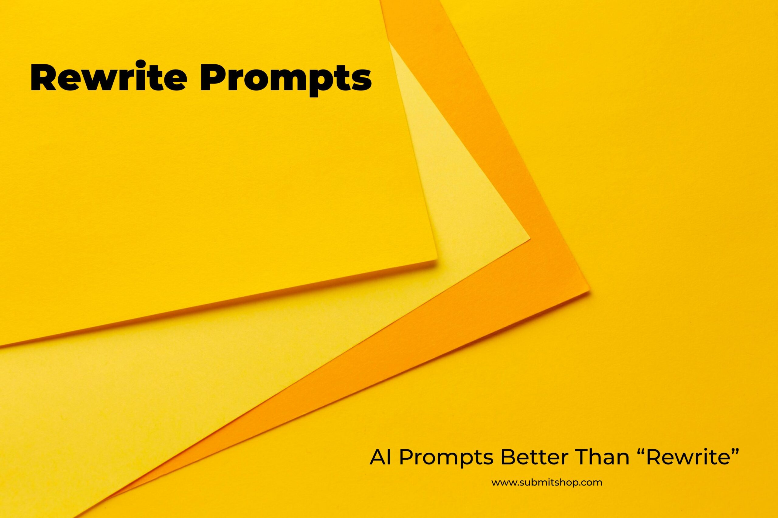 Rewrite AI Prompts